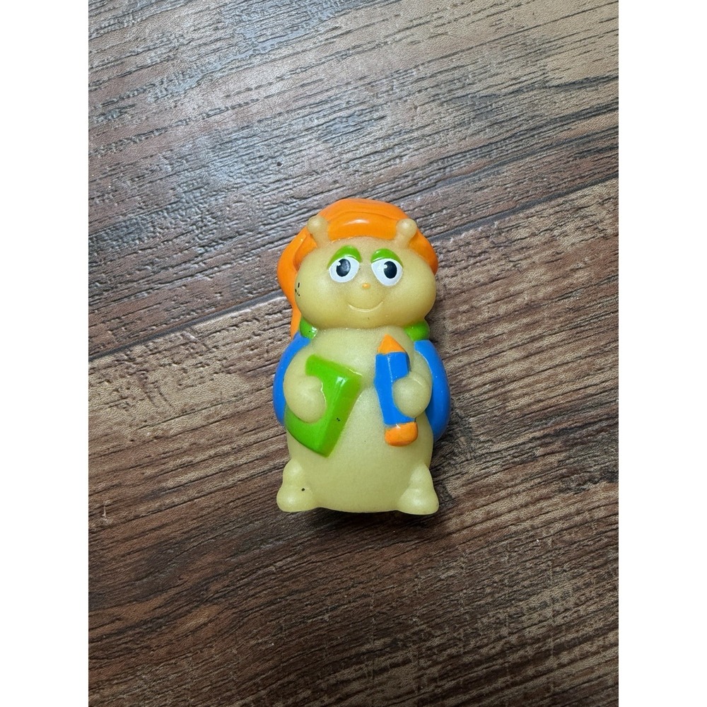 Vintage Glo Friends Glo Bookbug Figure Glow Worm Hasbro Playskool 1986